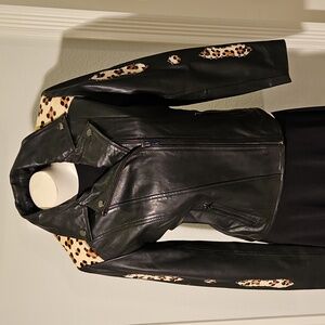 Bohera Black Leather Jacket